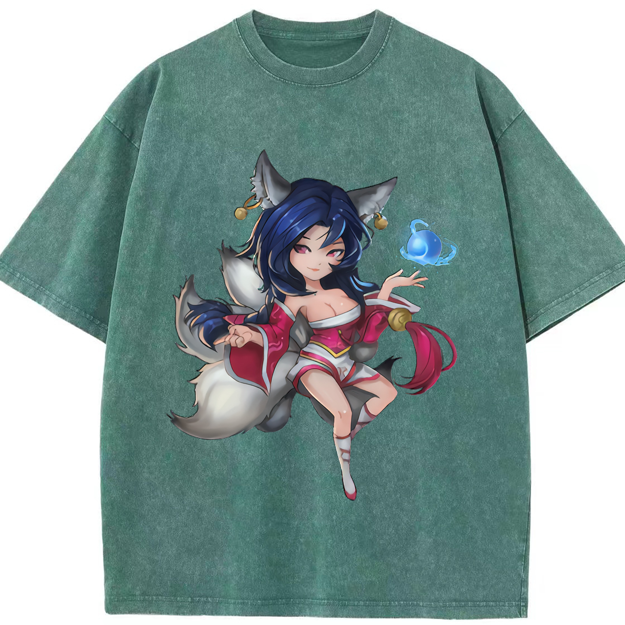 リーグ・オブ・レジェンド League of Legends LOL 綿100% ヴィンテージ風 半袖Tシャツ（フロントプリント）